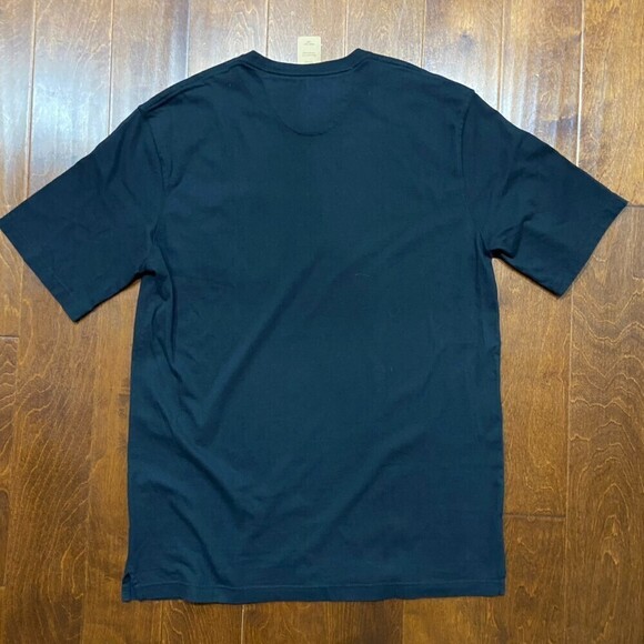 Duluth Trading Co Basic Relaxed Fit Longtail Black Pocket Tee Men's Size Large - Picture 3 of 6